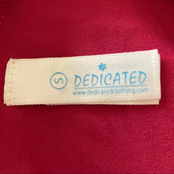 Pink and brown athletic Dedicated tank top size small - Picture 3 of 4